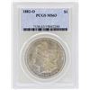 Image 1 : 1882-O $1 Morgan Silver Dollar Coin PCGS MS63