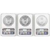 Image 2 : Lot of 2004-2006 $1 American Silver Eagle Coins NGC MS69