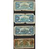 Image 2 : Lot of (3) 1935 $2 & (1) 1935 $1 Bank of Canada Notes