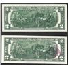 Image 2 : Lot of (2) 1976 $2 Federal Reserve Notes