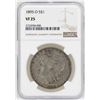 Image 1 : 1895-O $1 Morgan Silver Dollar Coin NGC VF25