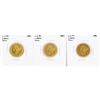 Lot of (3) $5 Liberty Head Half Eagle Gold Coins