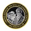 Image 2 : .999 Silver Las Vegas Club $10 Limited Edition Casino Gaming Token
