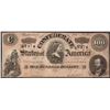 1864 $100 Confederate States of America Note