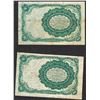 Image 2 : Lot of (2) 1874 Ten Cent 5th Issue Fractional Notes