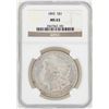 Image 1 : 1892 $1 Morgan Silver Dollar Coin NGC MS63