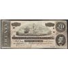 Image 1 : 1864 $20 Confederate States of America Note