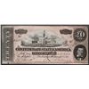 Image 1 : 1864 $20 Confederate States of America Note