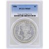 Image 1 : 1886 $1 Morgan Silver Dollar Coin PCGS MS65