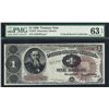 Image 1 : 1890 $1 Treasury Note Fr.347 PMG Choice Uncirculated 63EPQ