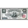 Image 1 : 1891 $10 Tombstone Silver Certificate Note Net