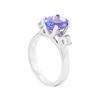Image 3 : 14KT White Gold 1.90 ctw Tanzanite and Diamond Ring