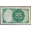 Image 2 : 1874 Twenty Five Cents Fifth Issue Fractional Currency Note