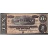 Image 1 : 1864 $10 Confederate States of America Note