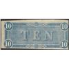 Image 2 : 1864 $10 Confederate States of America Note