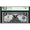 Image 1 : 1899 $1 Black Eagle Silver Certificate Note Fr.232 PCGS Choice About New 58