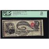 Image 1 : 1865 $2 Lazy Deuce Tradesman National Bank Note New York CH# 905 PCGS Fine 15 Ap