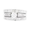 Image 1 : 14KT White Gold 1.27 ctw Diamond Ring