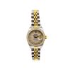 Image 2 : Ladies Two-Tone Rolex Datejust Watch with Diamond Bezel & Dial