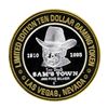 Image 2 : .999 Silver Sam's Town Las Vegas Nevada $10 Casino Limited Edition Gaming Token