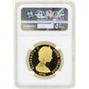 Image 2 : 1978FM Cook Islands $200 Discovery of Hawaii Gold Coin NGC PF69 Ultra Cameo