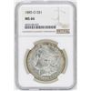 Image 1 : 1885-O $1 Morgan Silver Dollar Coin NGC MS66