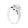 Image 3 : 14KT White Gold 1.45 ctw Diamond Ring