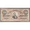 Image 1 : 1864 $50 Confederate States of America Note