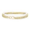 Image 2 : 14KT Yellow Gold 4.70 ctw Diamond Tennis Bracelet