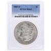 Image 1 : 1885-O $1 Morgan Silver Dollar Coin PCGS MS63