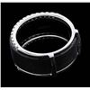 Image 3 : Men's 14KT White Gold 0.93 ctw Diamond Wedding Ring
