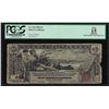 Image 1 : 1896 $1 Educational Silver Certificate Note Fr.225 PCGS Fine 15 Apparent