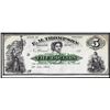 Image 1 : 1870's $5 E.M. Thompson Obsolete Note