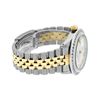 Image 8 : Rolex Mens Two Tone Yellow Gold White Roman 3 ctw Diamond Datejust Wristwatch