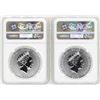 Image 2 : Lot of (2) 2018 Niue $2 Star Wars Stormtrooper Silver Coins NGC MS70 Early Relea