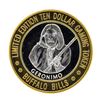 Image 1 : .999 Silver Buffalo Bills Resort & Casino $10 Limited Edition Gaming Token