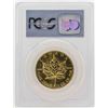 Image 2 : WTC Ground Zero Recovery 1998 $50 Canada 1 oz. Maple Leaf Gold Coin PCGS Gem Unc