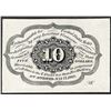 Image 2 : July 17, 1862 Ten Cents First Issue Fractional Currency Note