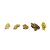 Image 2 : Lot of (5) Gold Nuggets 2.4 grams Total Weight