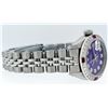 Image 4 : Rolex Stainless Steel Purple Diamond and Ruby DateJust Ladies Watch