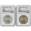 Image 1 : Set of 1983MO-1984MO Mexico 1 Onza Silver Libertad Coins NGC MS66
