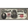 Image 1 : 1907 $5 Woodchopper Legal Tender Note