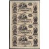 Image 1 : Uncut Sheet of $20 Canal Bank New Orleans Obsolete Notes
