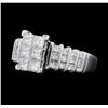 Image 2 : 14KT White Gold 2.09 ctw Diamond Ring