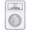 Image 1 : 1878-CC $1 Morgan Silver Dollar Coin NGC MS63