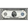 Image 1 : 1914 $5 Federal Reserve Note
