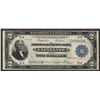 Image 1 : 1918 $2 Battleship Federal Reserve Bank Note Cleveland