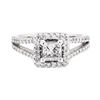 Image 2 : 14KT White Gold 1.21 ctw Diamond Ring