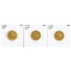Image 1 : Lot of (3) $5 Liberty Head Half Eagle Gold Coins