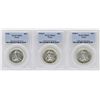 Image 1 : 1938-P/D/S Texas Commemorative Half Dollar Coins PCGS MS64